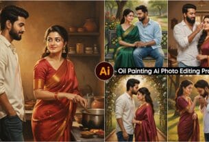 Google Gemini Oil Painting Ai Photo Editing Prompt 100% Face Matching