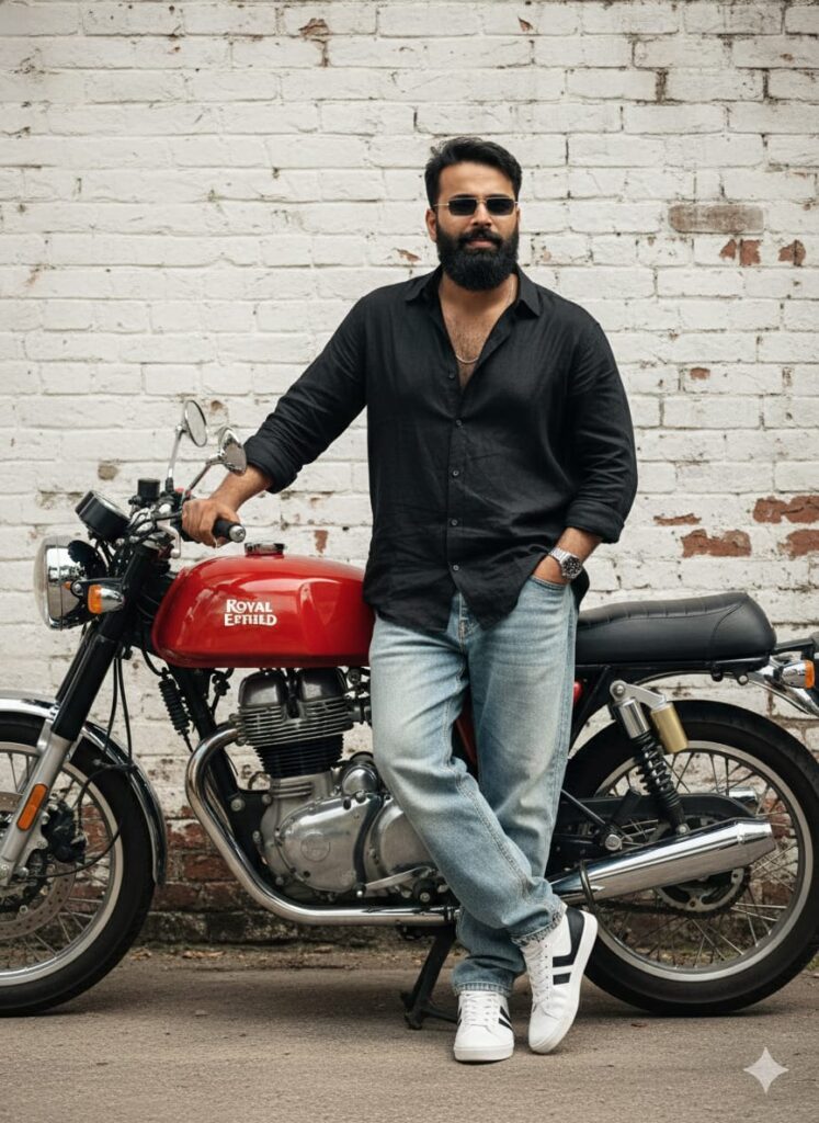 Google Gemini Royal Enfield GT AI Photo Editing Prompts to Create Realistic Face HD 4K Photos