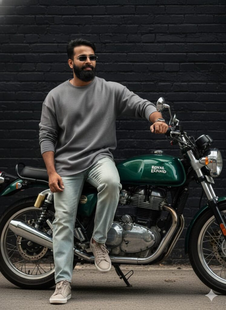 Google Gemini Royal Enfield GT AI Photo Editing Prompts to Create Realistic Face HD 4K Photos