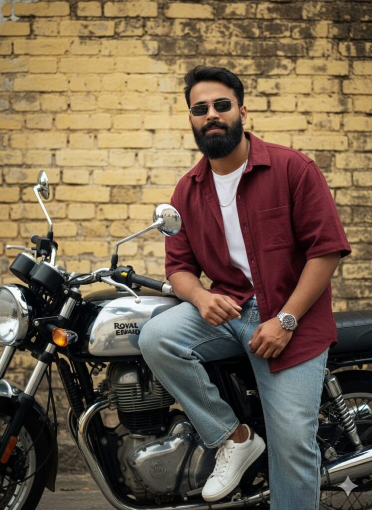 Google Gemini Royal Enfield GT AI Photo Editing Prompts to Create Realistic Face HD 4K Photos