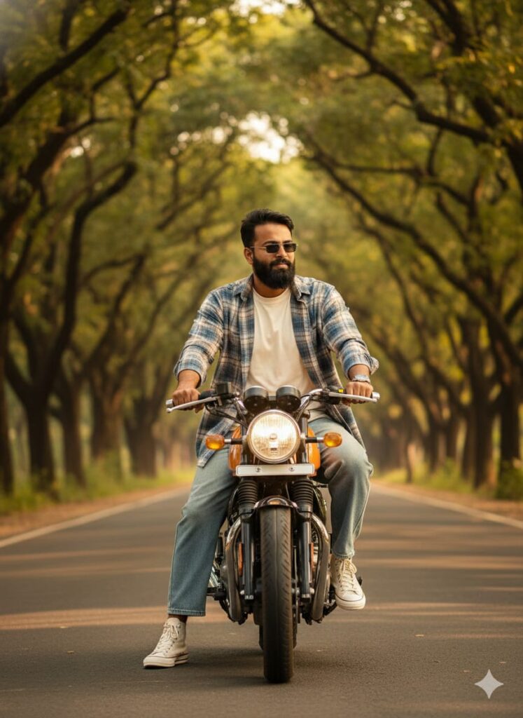 Google Gemini Royal Enfield GT AI Photo Editing Prompts to Create Realistic Face HD 4K Photos