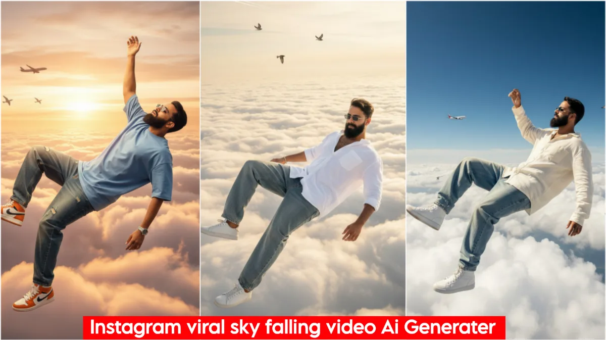 Instagram viral sky falling video Ai Generator To Create 4k HD with Cinematic Effects