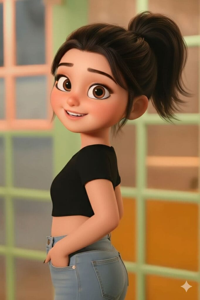 Trending Instagram 3D cartoon dance Ai video editing