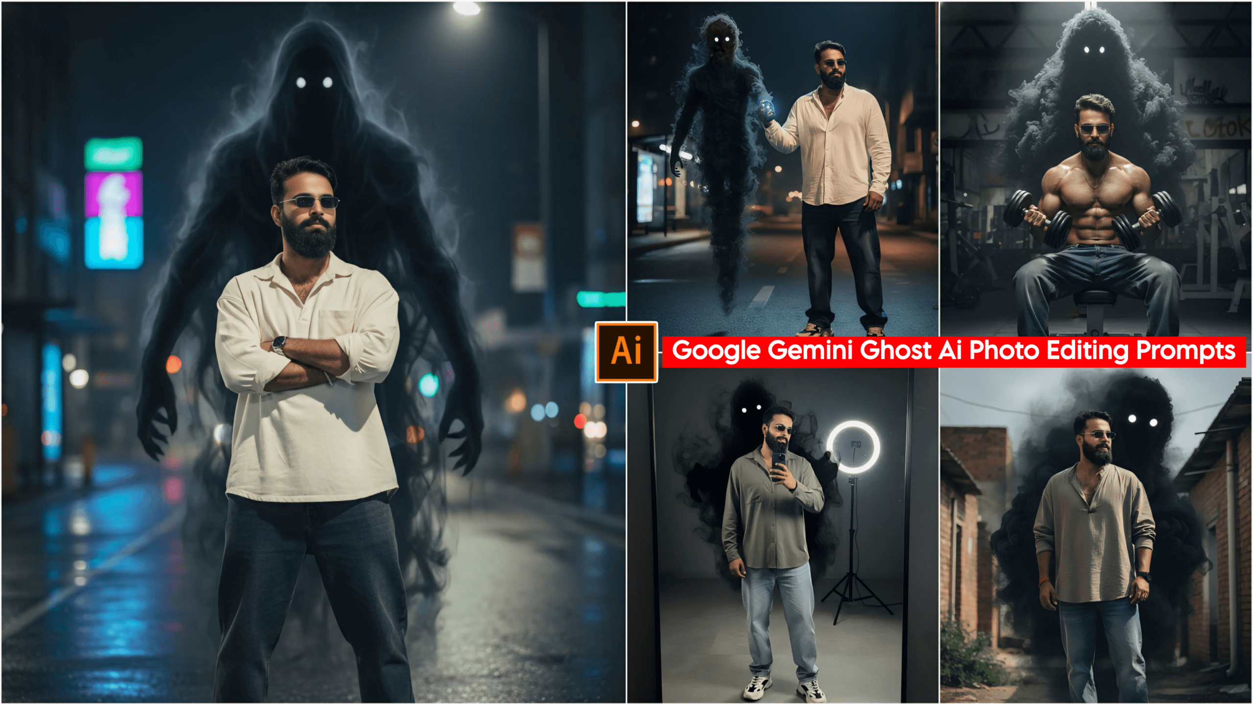 Google Gemini Ghost Ai Photo Editing Prompts Instagram Viral Ai Editing 100% Real