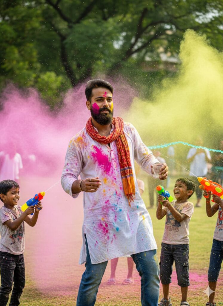 Google Gemini Happy Holi Ai Photo Editing Prompts 2026 click And Use