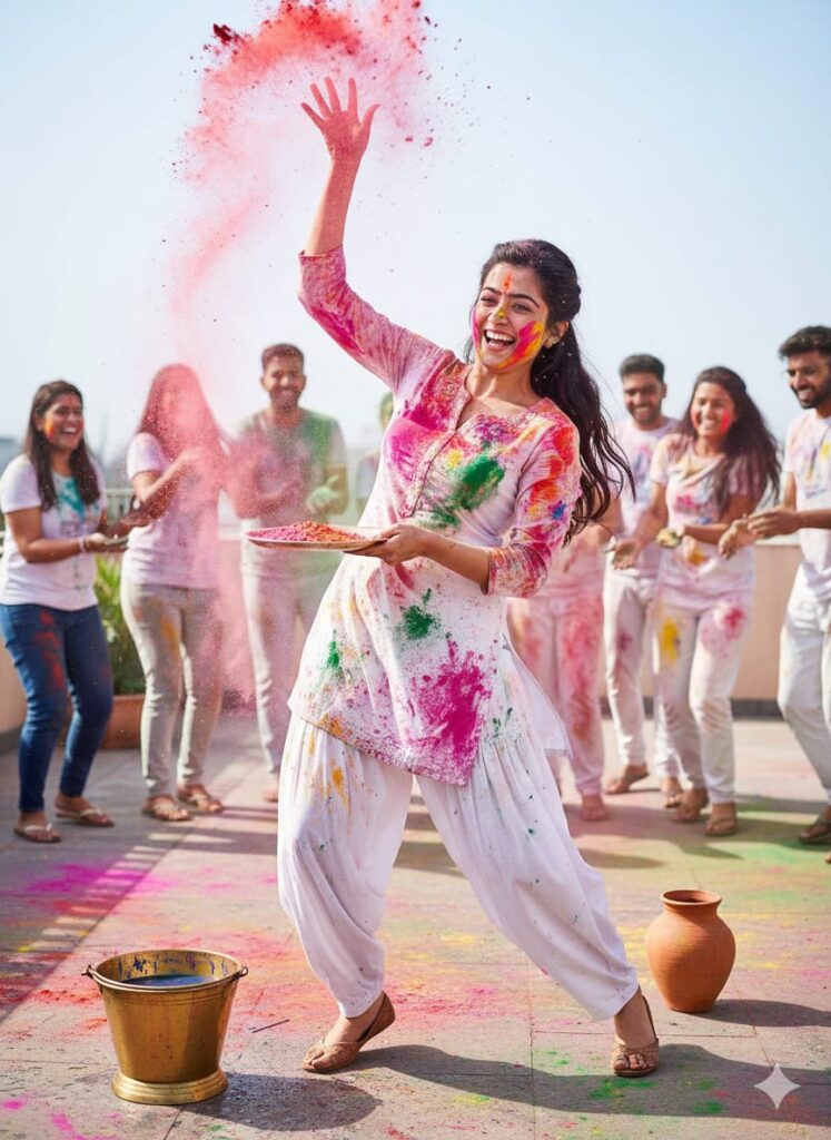 Google Gemini Happy Holi Girls Ai Photo Editing Prompts 2026