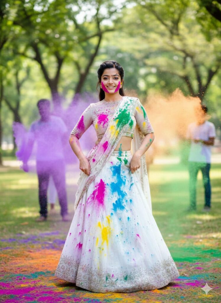 Google Gemini Happy Holi Girls Ai Photo Editing Prompts 2026