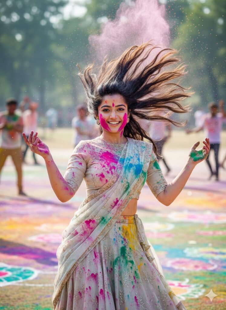 Google Gemini Happy Holi Girls Ai Photo Editing Prompts 2026