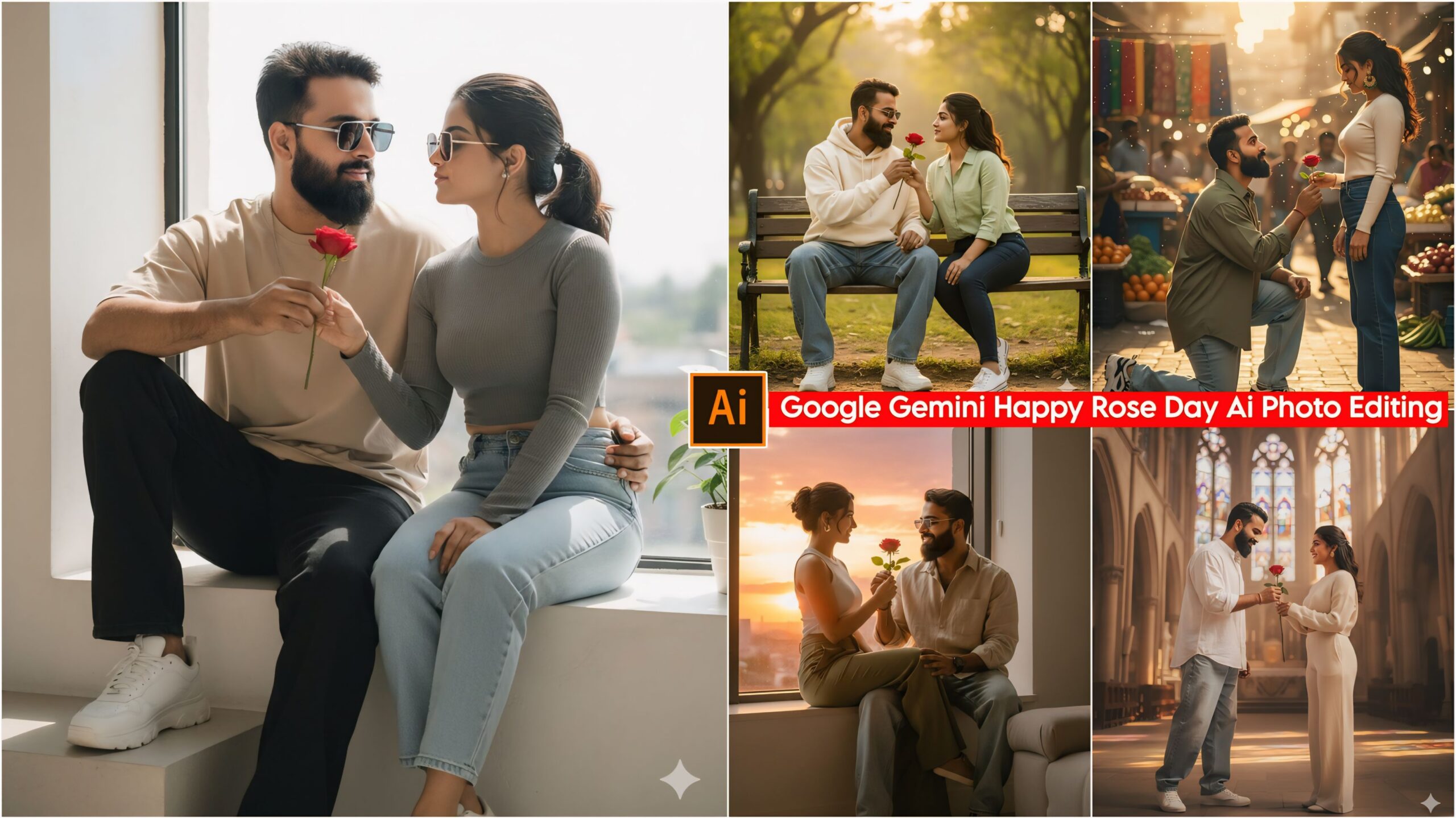 Google Gemini Happy Rose Day Ai Photo Editing Prompts 2026 Rose Day Ai Prompts