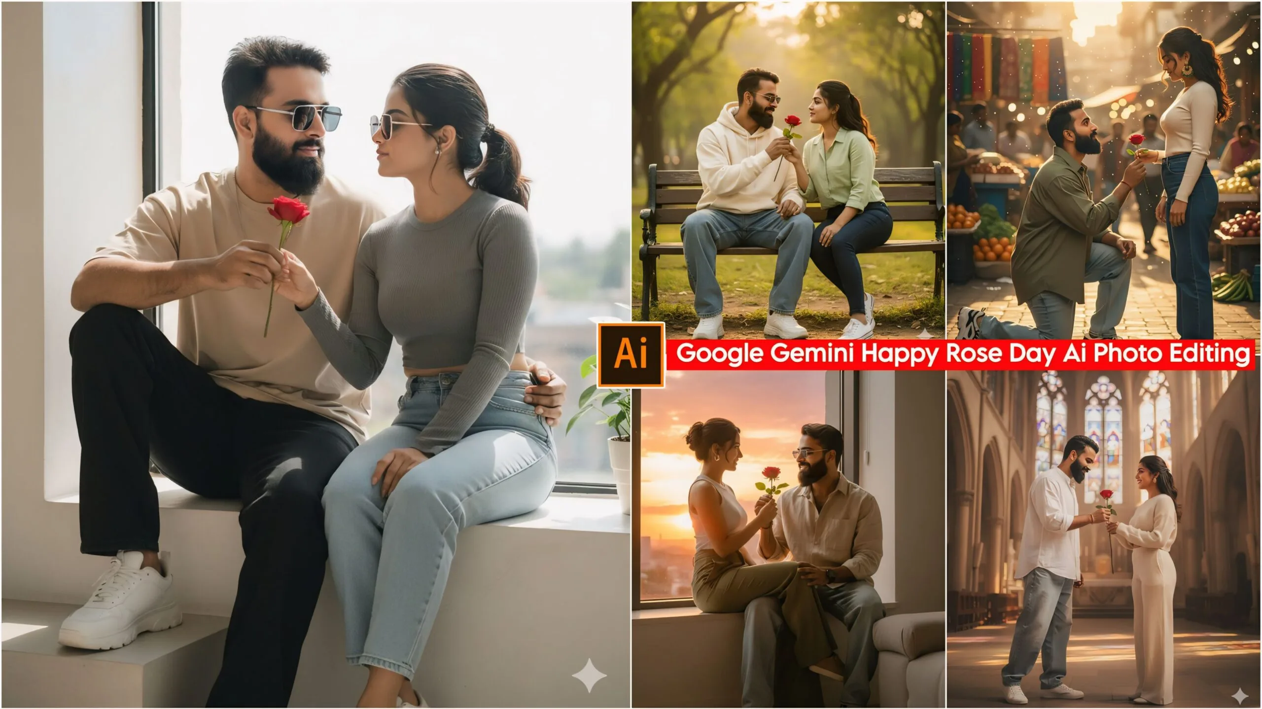 Google Gemini Happy Rose Day Ai Photo Editing Prompts 2026 Rose Day Ai Prompts