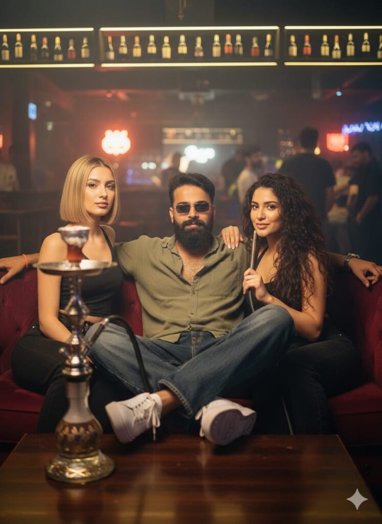 Google Gemini Hookah Lover in Night Club Ai Photo Editing Prompts 2026 7 Google Gemini Hookah Lover in Night Club Ai Photo Editing Prompts 2026