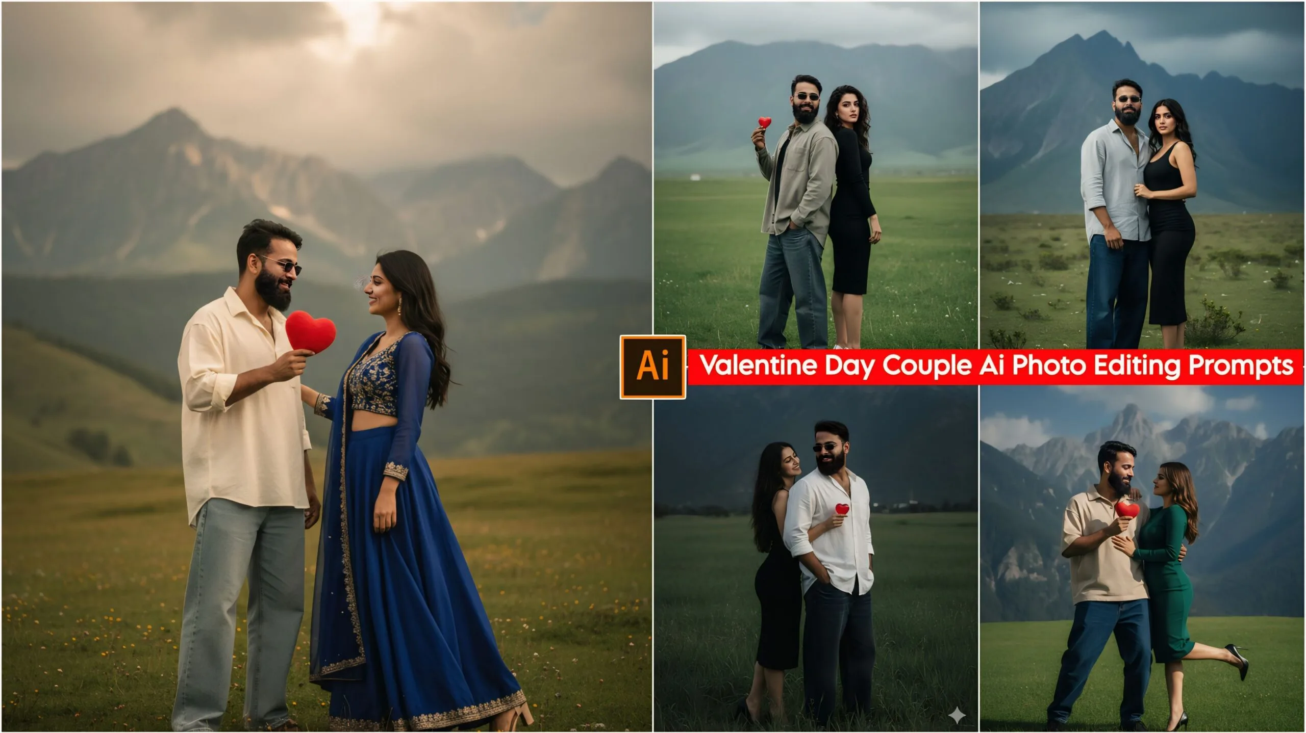Google Gemini Valentine Day Couple Ai Photo Editing Prompts