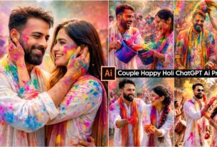 Happy Holi Couple AI Photo Editing ,Top 10 ChatGPT Ai Prompts