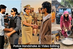 Instagram Viral Police Handshake AI Video Editing