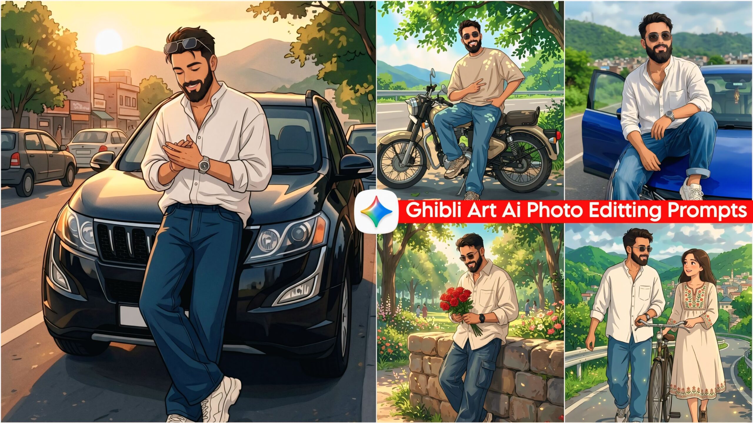 Ghibli Art Ai Photo Editing Google Gemini AI Prompts