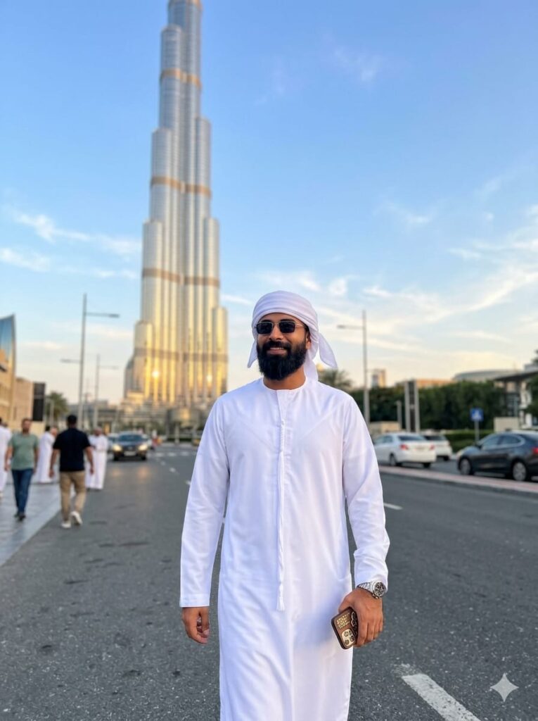 Google Gemini Burj Khalifa in Dubai Ai Photo Editing Prompts