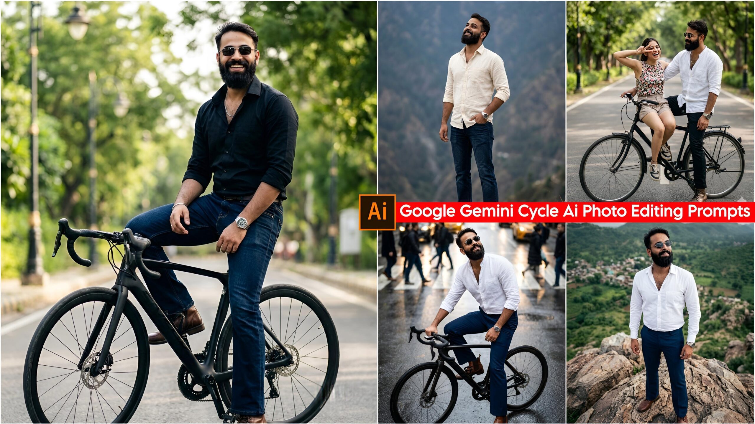 Google Gemini Cycle Ai Photo Editing Prompts 2026 , Cycle Photo Editing Poses