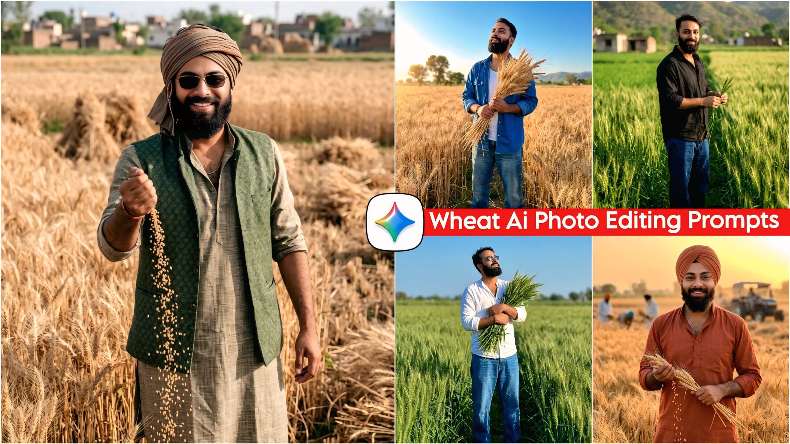 Google Gemini Wheat Ai Photo Editing Prompts