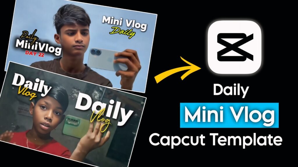 Mini Vlog Sticker Instagram Viral Mini Vlog Video Editing Template - CapCut Mini Vlog ...