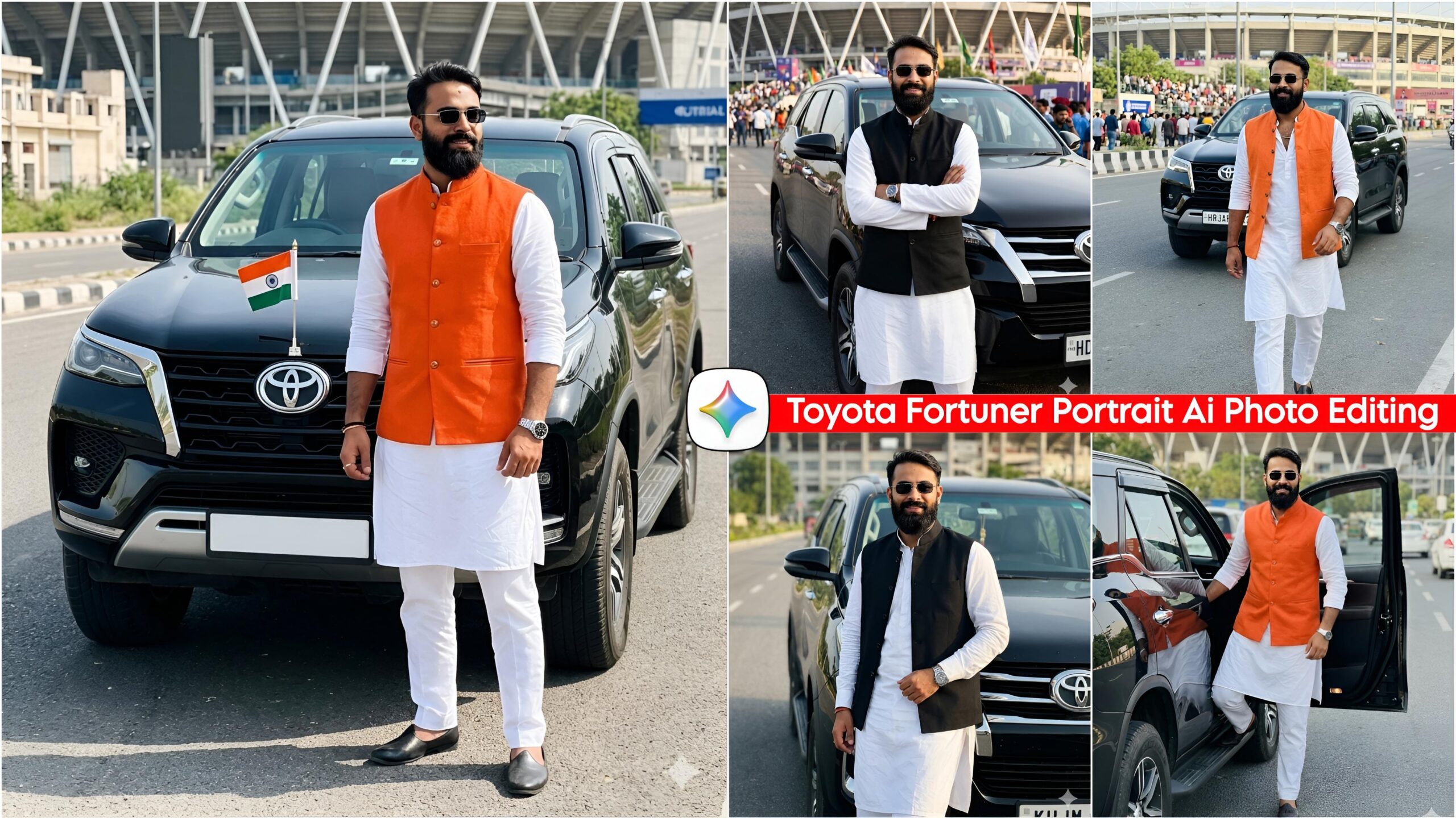 Toyota Fortuner Portrait Ai Photo Editing Prompts