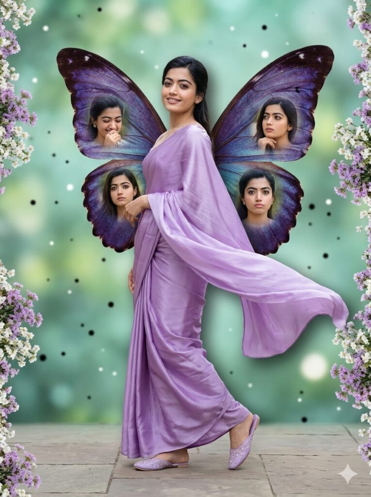 Google Gemini Girls Butterfly Ai Photo Editing Prompts - Butterfly Looks
