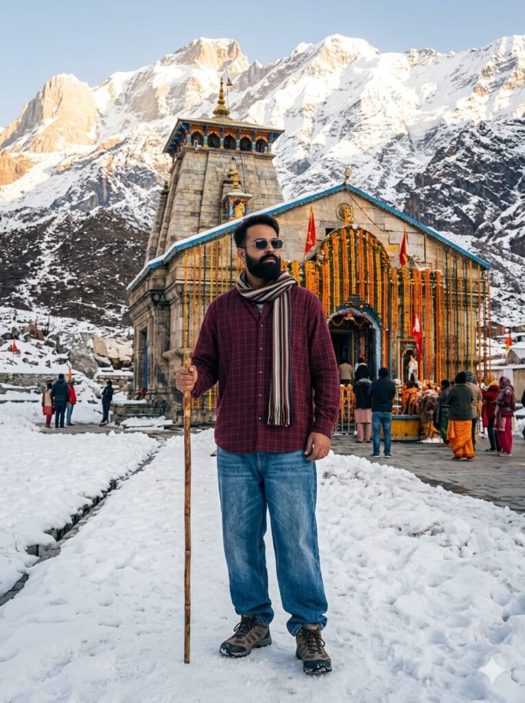 Google Gemini Kedarnath Temple Ai Photo Editing Prompts – Shri Kedarnath Dham