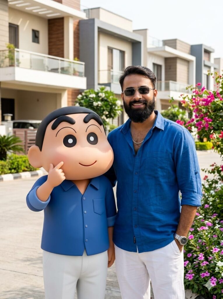 Shin-chan Style AI Portrait Photo Editing - Google Gemini AI Prompts 2026