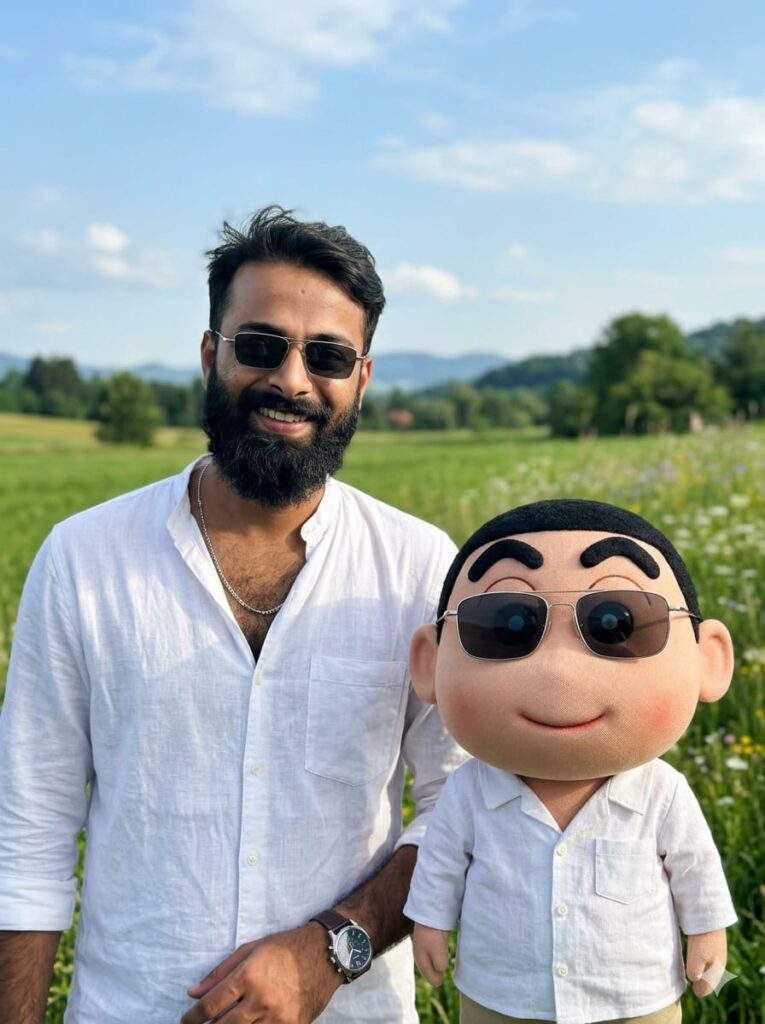 Shin-chan Style AI Portrait Photo Editing - Google Gemini AI Prompts 2026