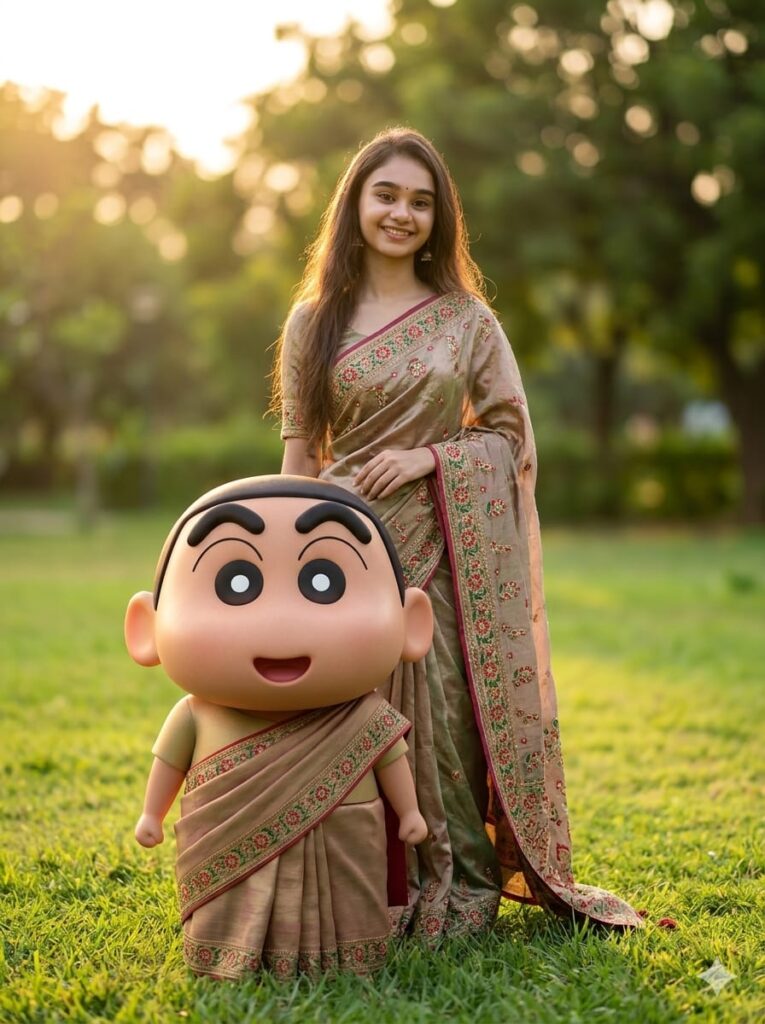 Shin-chan Style AI Portrait Photo Editing - Google Gemini AI Prompts 2026