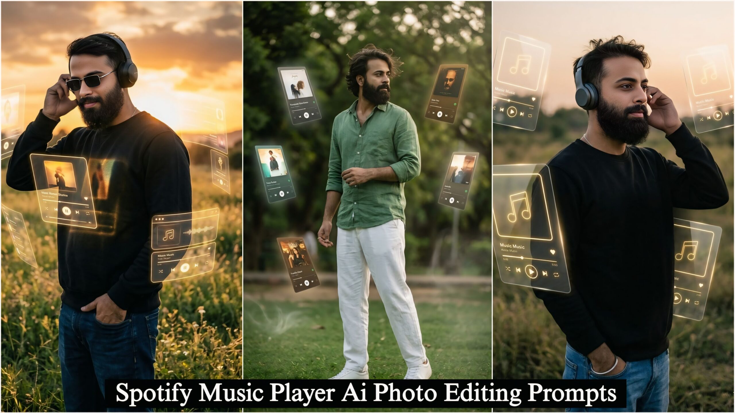 Google Gemini Spotify Music Player Ai Photo Editing Prompts