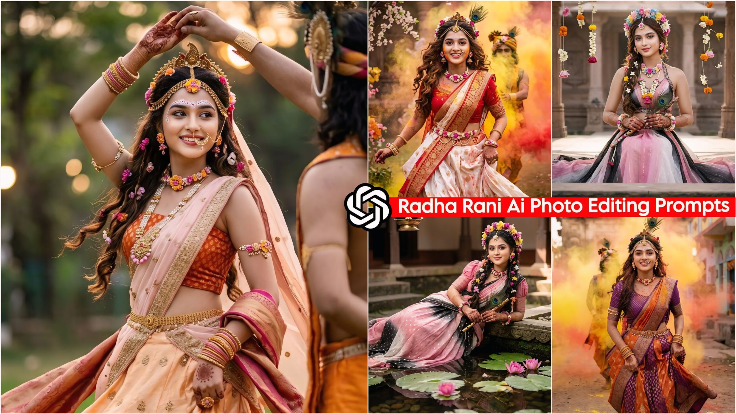 Radha Rani Photo Editing ChatGPT Ai Prompts