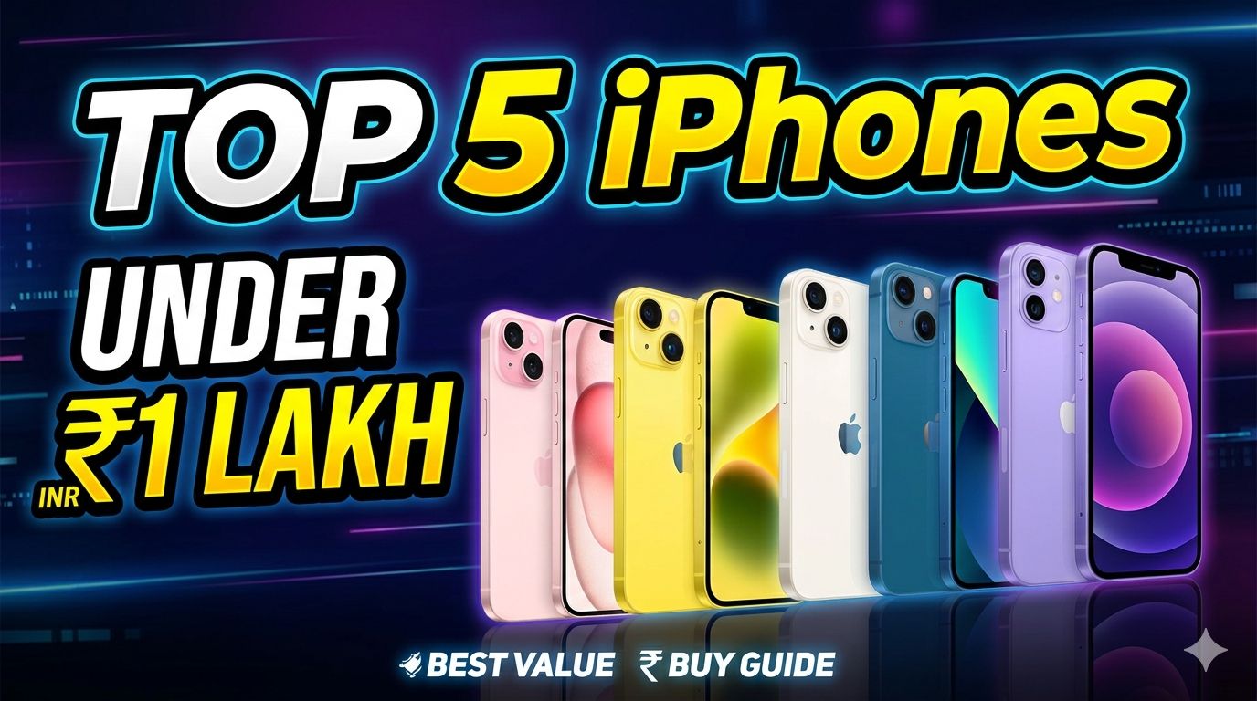 Top 5 Best iPhone Under 1 lakh