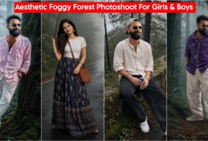 Aesthetic Foggy Forest Photoshoot For Girls & Boys ChatGPT AI Prompts