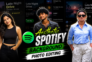 Aesthetic Spotify Background Photo Editing Prompts
