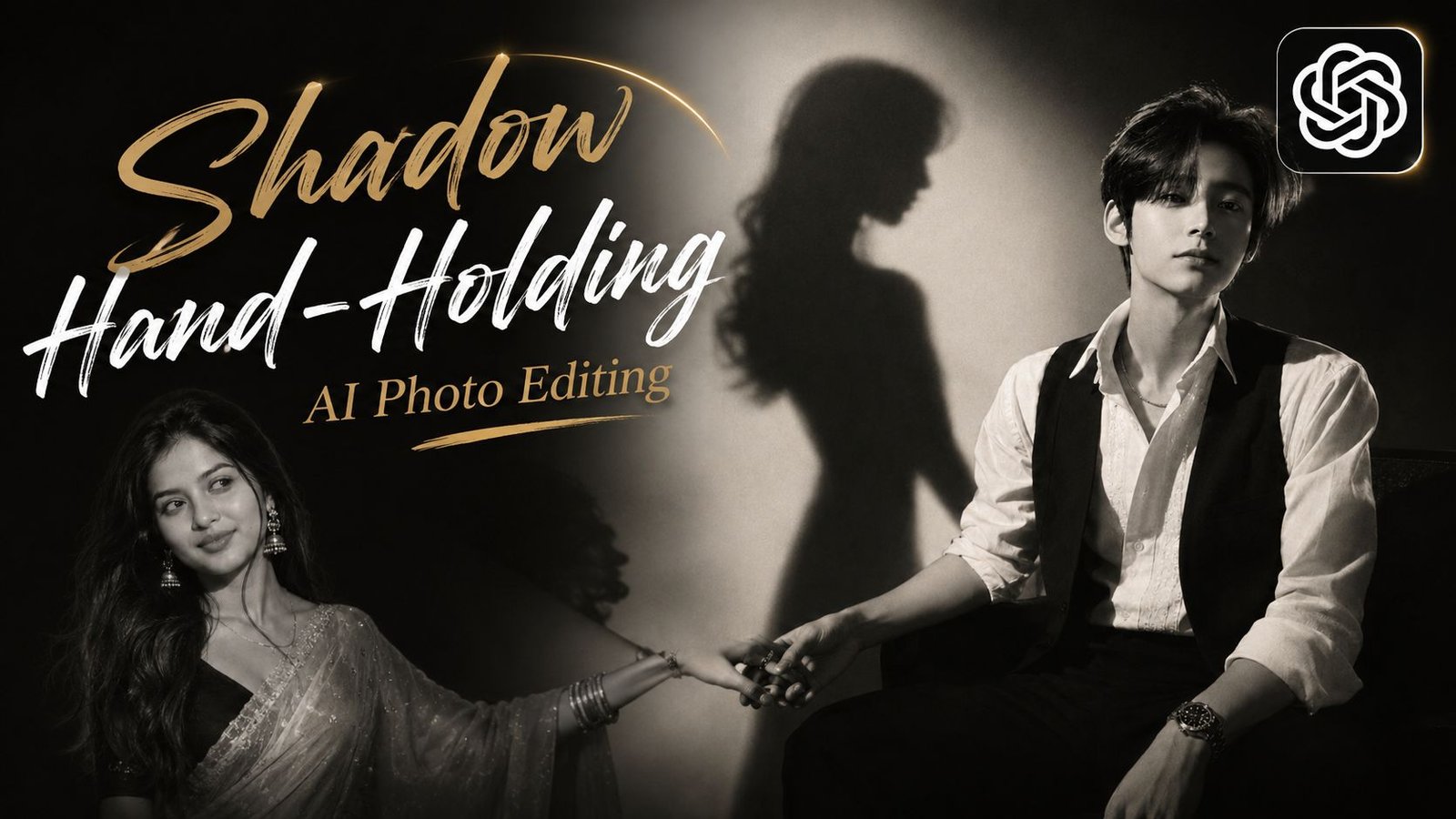 Create Shadow Hand-Holding AI Photo Editing From ChatGPT