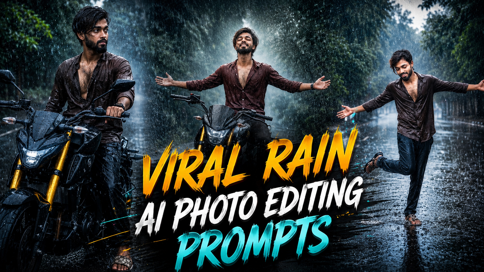 Top 5 Viral Rain Ai Photo Editing Prompts