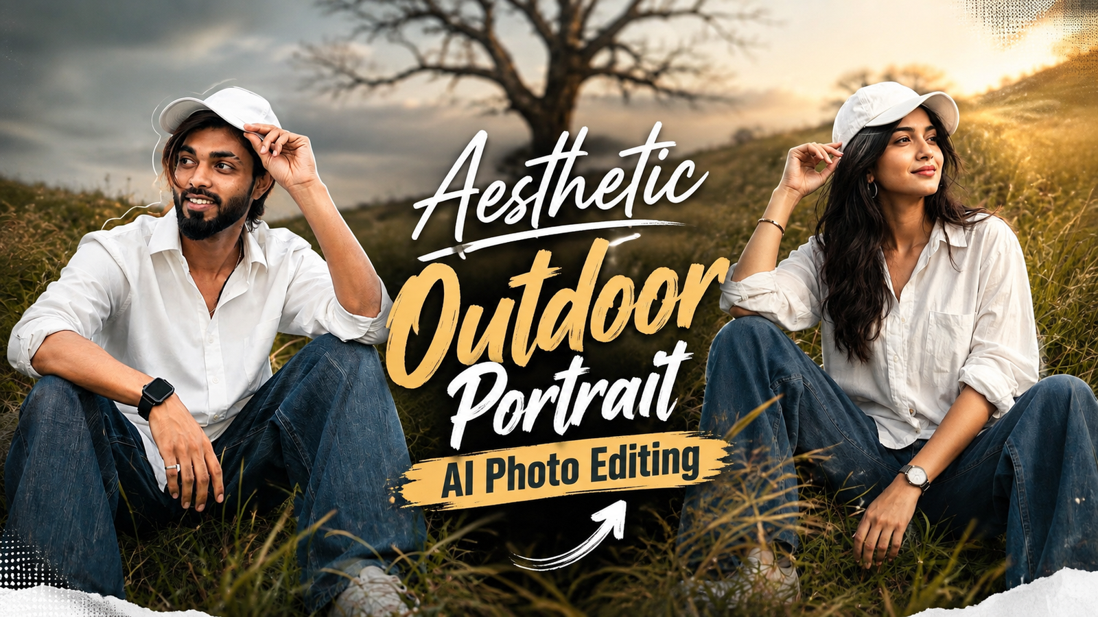 Aesthetic Outdoor Portrait AI Photo Editing Prompts