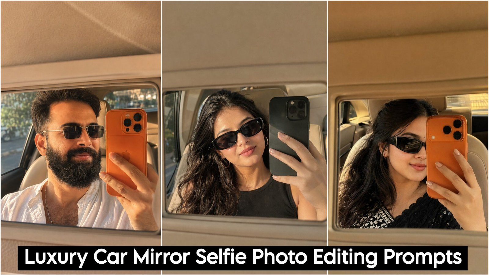Luxury Car Mirror Selfie Photo Editing Prompts 2026 - Ai Photo Editing Prompts