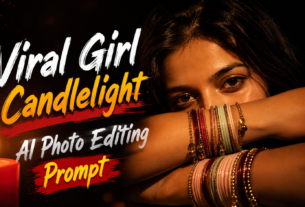 Viral Girl Candlelight AI Photo Editing Prompt 2026