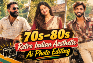 70s–80s Retro Indian Aesthetic Ai Photo Editing Prompts