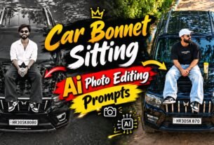 Car Bonnet Sitting Ai Photo Editing Prompts