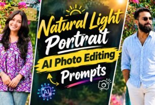 Natural Light Portrait AI Photo Editing Prompts 2026