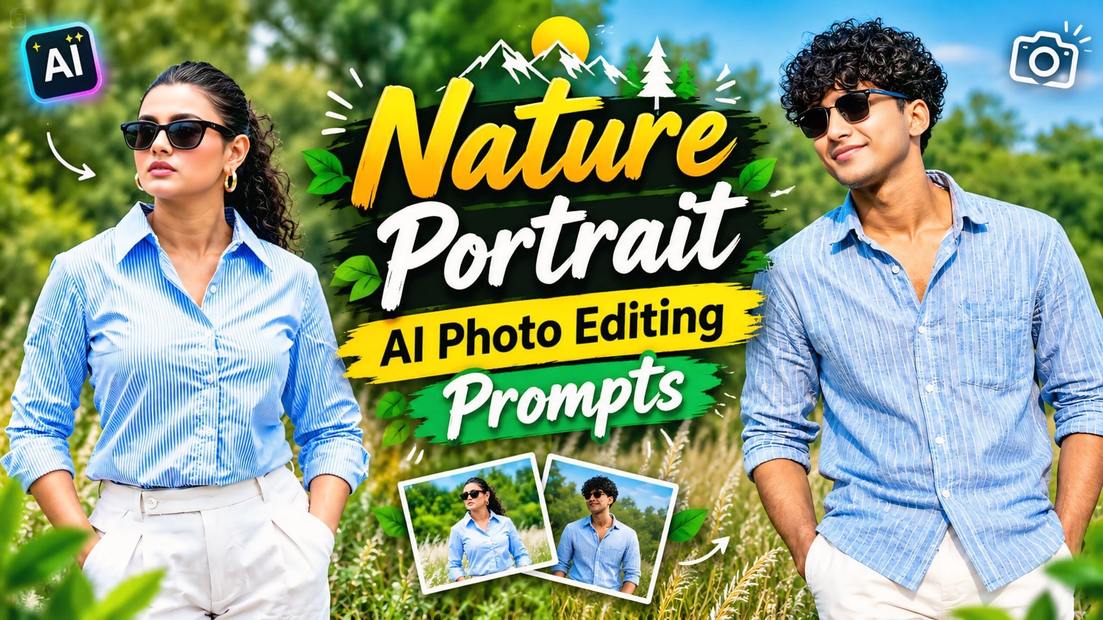 Nature Portrait AI Photo Editing Prompts 2026