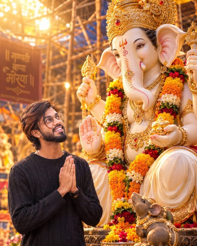 Viral Ganesh Chaturthi Special AI Photo Editing Prompt 2026