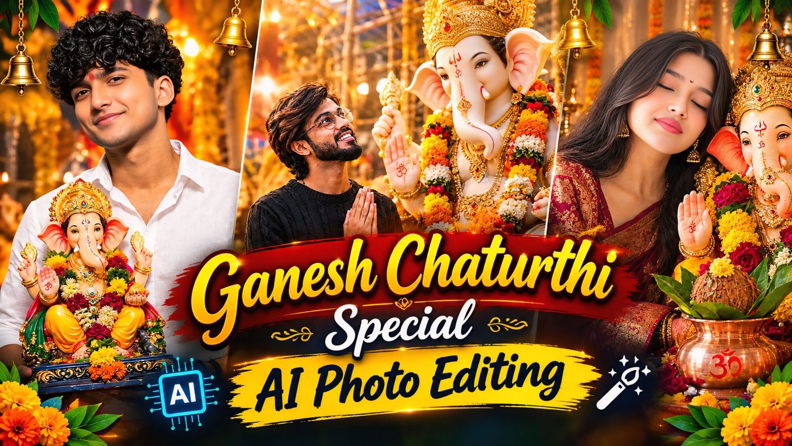 Viral Ganesh Chaturthi Special AI Photo Editing Prompt 2026