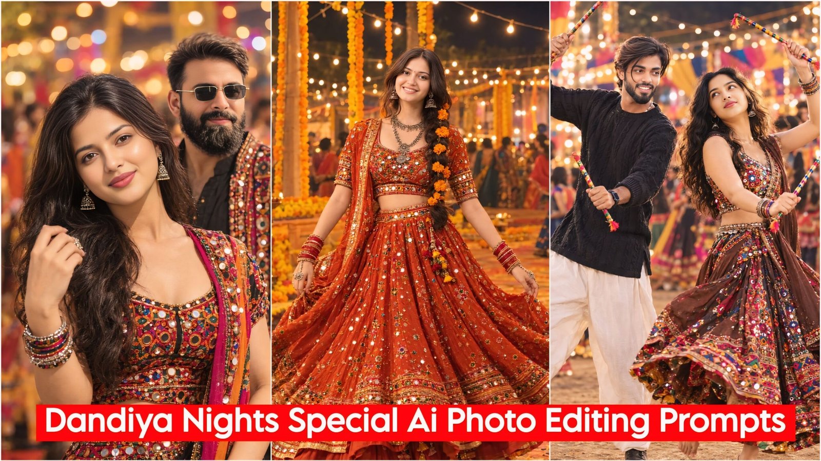 Dandiya Nights Special – AI Photo Editing Prompts